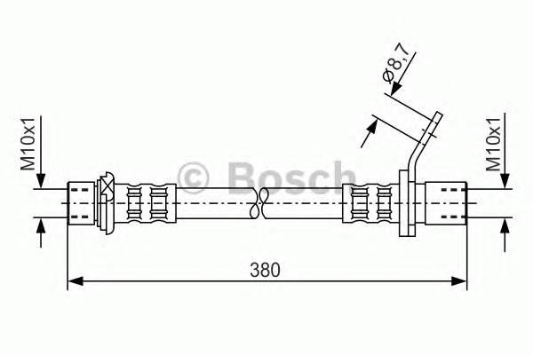 BOSCH 1 987 476 160 Гальмівний шланг