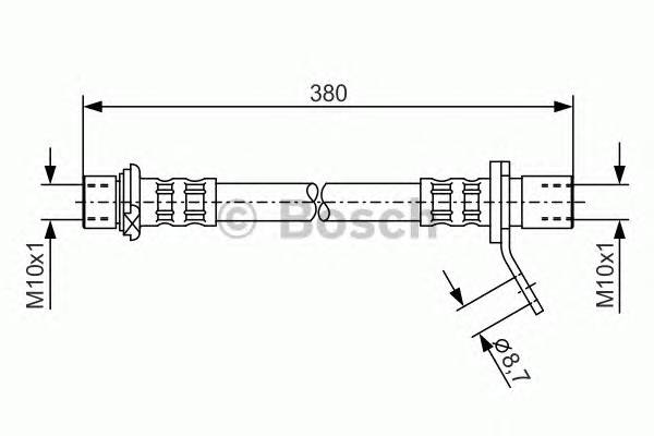 BOSCH 1 987 476 161 Гальмівний шланг