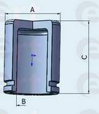 ERT 150787-C Поршень, корпус скоби