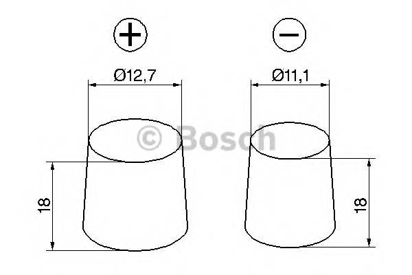 BOSCH 0 092 S40 200 Стартерная аккумуляторная батарея;