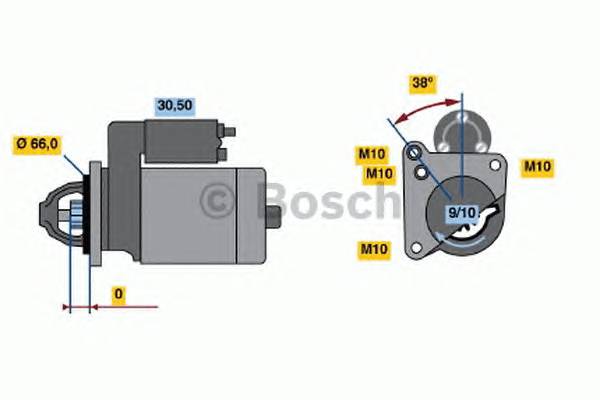 BOSCH 0 986 016 400 Стартер