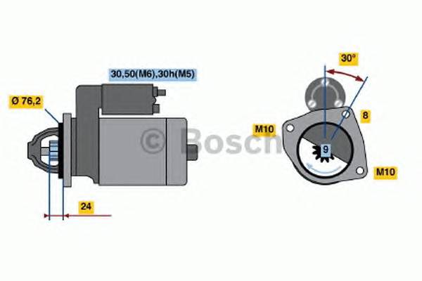 BOSCH 0 986 018 460 Стартер