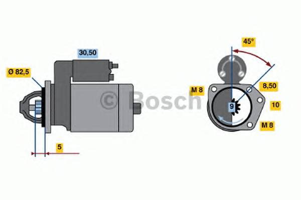 BOSCH 0 986 019 311 Стартер