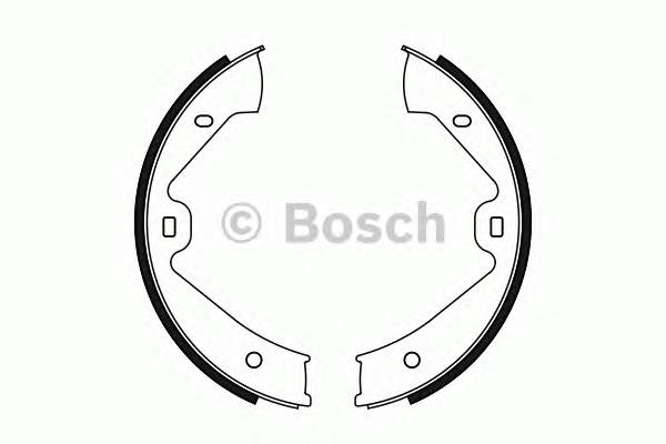 BOSCH 0 986 487 755 Комплект тормозных колодок,