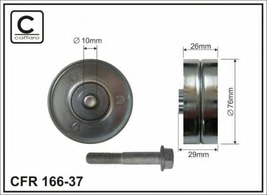 CAFFARO 166-37 Ролик