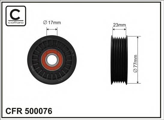 CAFFARO 500076 ROLKA NAPINACZA JEEP