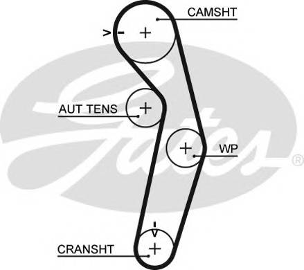 GATES 5441XS Ремень ГРМ