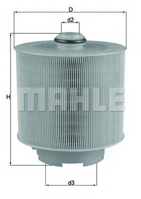 KNECHT LX 1006/2D Повітряний фільтр