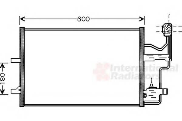 VAN WEZEL 27005184 Конденсатор, кондиционер