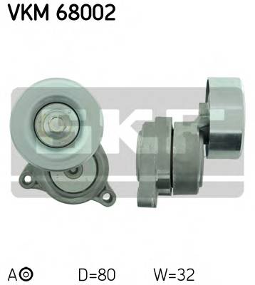 SKF VKM 68002 Натяжний ролик, полікліновий