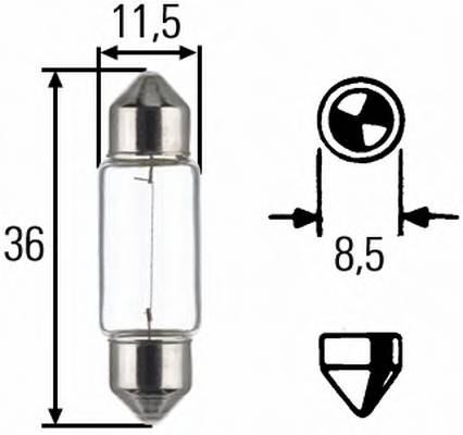 HELLA 8GM 002 092-171 Лампа накаливания