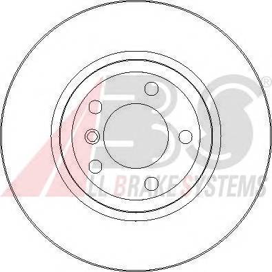A.B.S. 17025 Тормозной диск