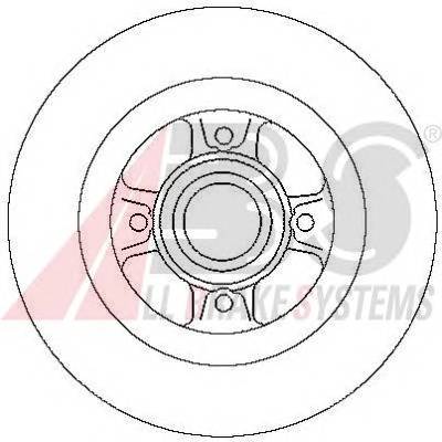 A.B.S. 17029 Тормозной диск