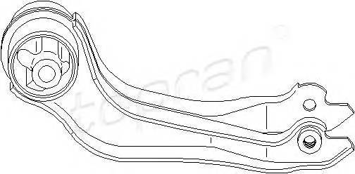 TOPRAN 110 141 Подвеска, ступенчатая коробка