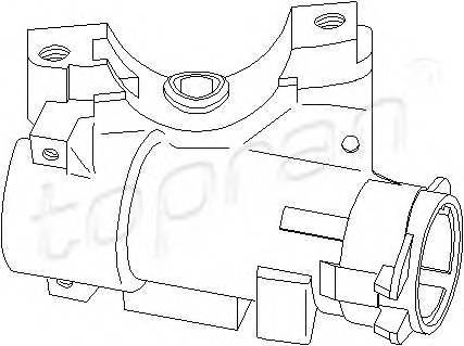 TOPRAN 110 824 Замок вала рулевого