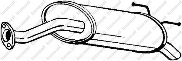 BOSAL 163-391 Глушитель выхлопных газов