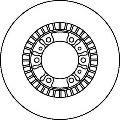 JURID 562067JC Тормозной диск