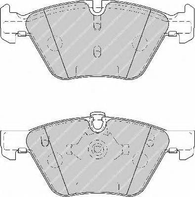 FERODO FDB1773 Комплект гальмівних колодок,