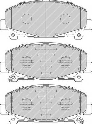 FERODO FDB4270 Комплект гальмівних колодок,