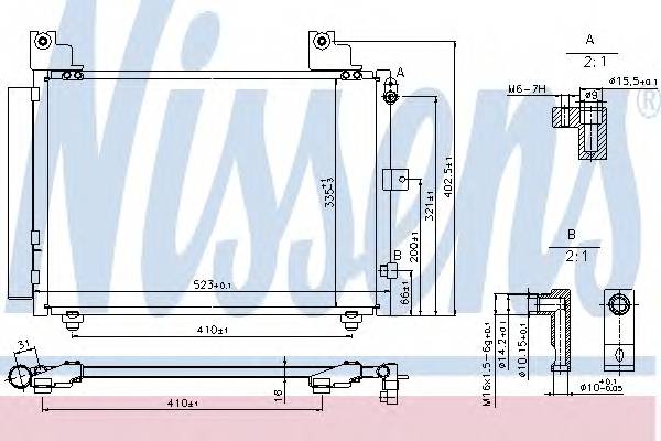 NISSENS 940359 Конденсатор, кондиционер