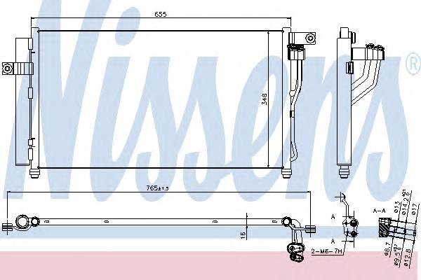 NISSENS 940360 Конденсатор, кондиционер