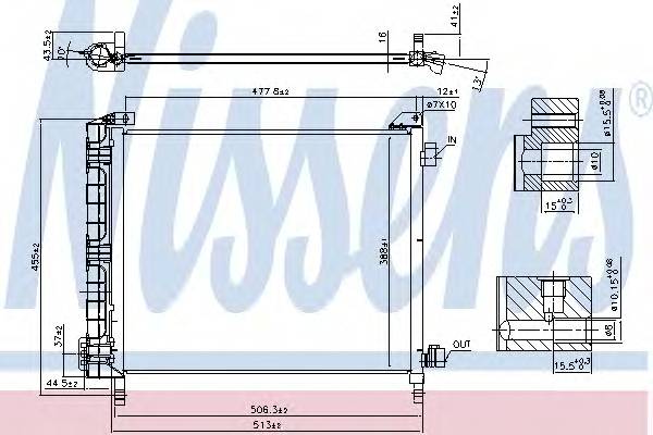 NISSENS 940372 Радиатор кондиционера