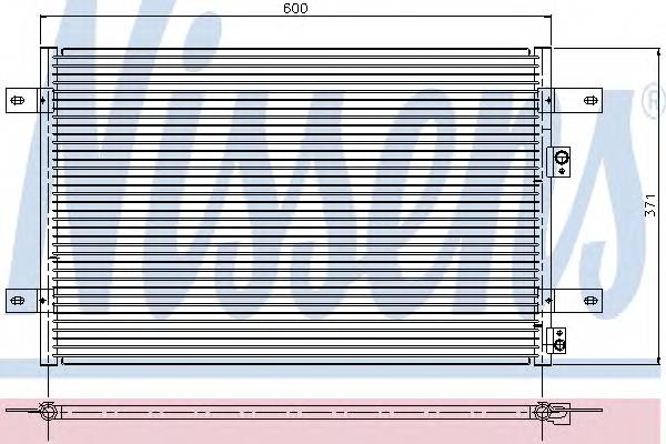 NISSENS 94251 Конденсатор, кондиционер
