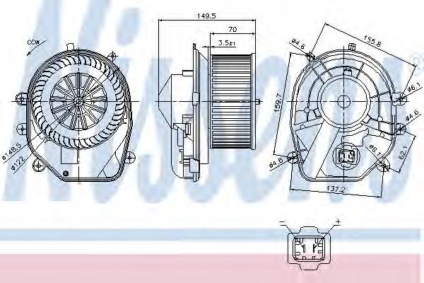 NISSENS 87030 DMUCHAWA A4 94-