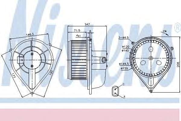 NISSENS 87128 DMUCHAWA DUCATO 94-