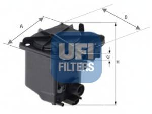 UFI 24.027.00 Топливный фильтр