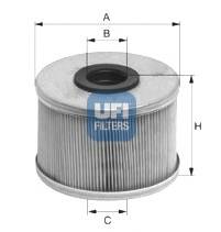 UFI 26.686.00 Паливний фільтр