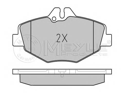 MEYLE 025 237 4320 Комплект тормозных колодок,