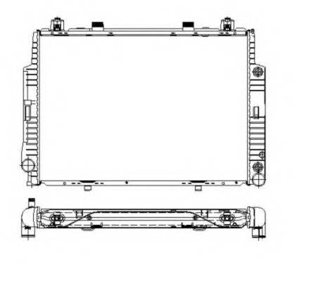 NRF 55320 Радиатор, охлаждение двигателя