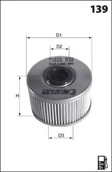 MECAFILTER ELG5245 Топливный фильтр