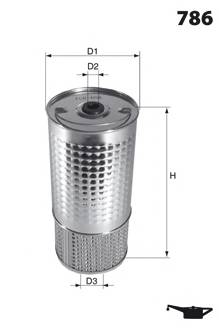 MECAFILTER ELH4151 Масляный фильтр