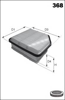 MECAFILTER ELP9256 Воздушный фильтр