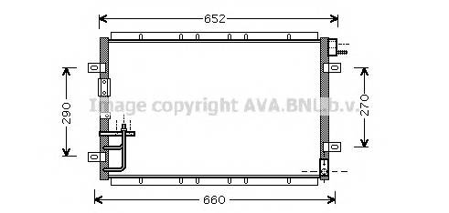 AVA QUALITY COOLING KA5030 Конденсатор, кондиционер