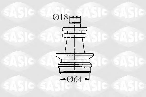 SASIC 2873653 Комплект пильника, приводний