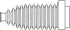 TOPRAN 103 504 Пыльник, рулевое управление