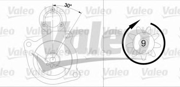 VALEO 455528 Стартер