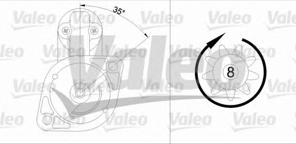 VALEO 455607 Стартер