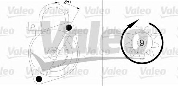 VALEO 455947 Стартер