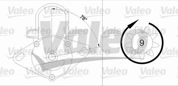 VALEO 455951 Стартер