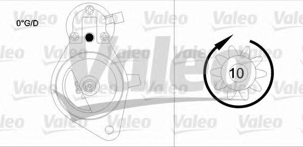 VALEO 458169 Стартер