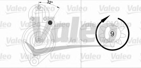 VALEO 458184 Стартер