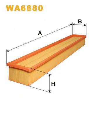 WIX FILTERS WA6680 Воздушный фильтр