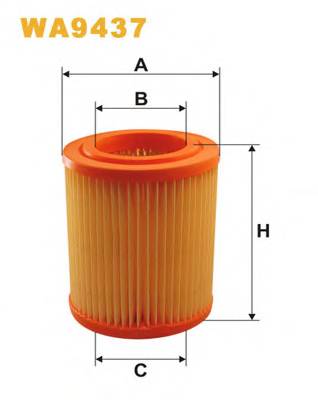 WIX FILTERS WA9437 Повітряний фільтр