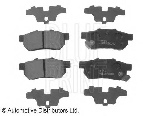 BLUE PRINT ADH24286 Комплект тормозных колодок,