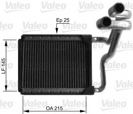 VALEO 812441 Теплообменник, отопление салона