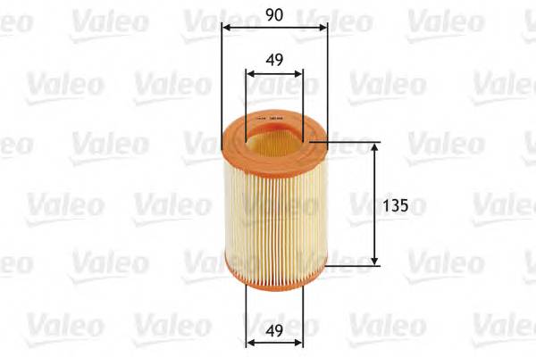 VALEO 585681 Воздушный фильтр